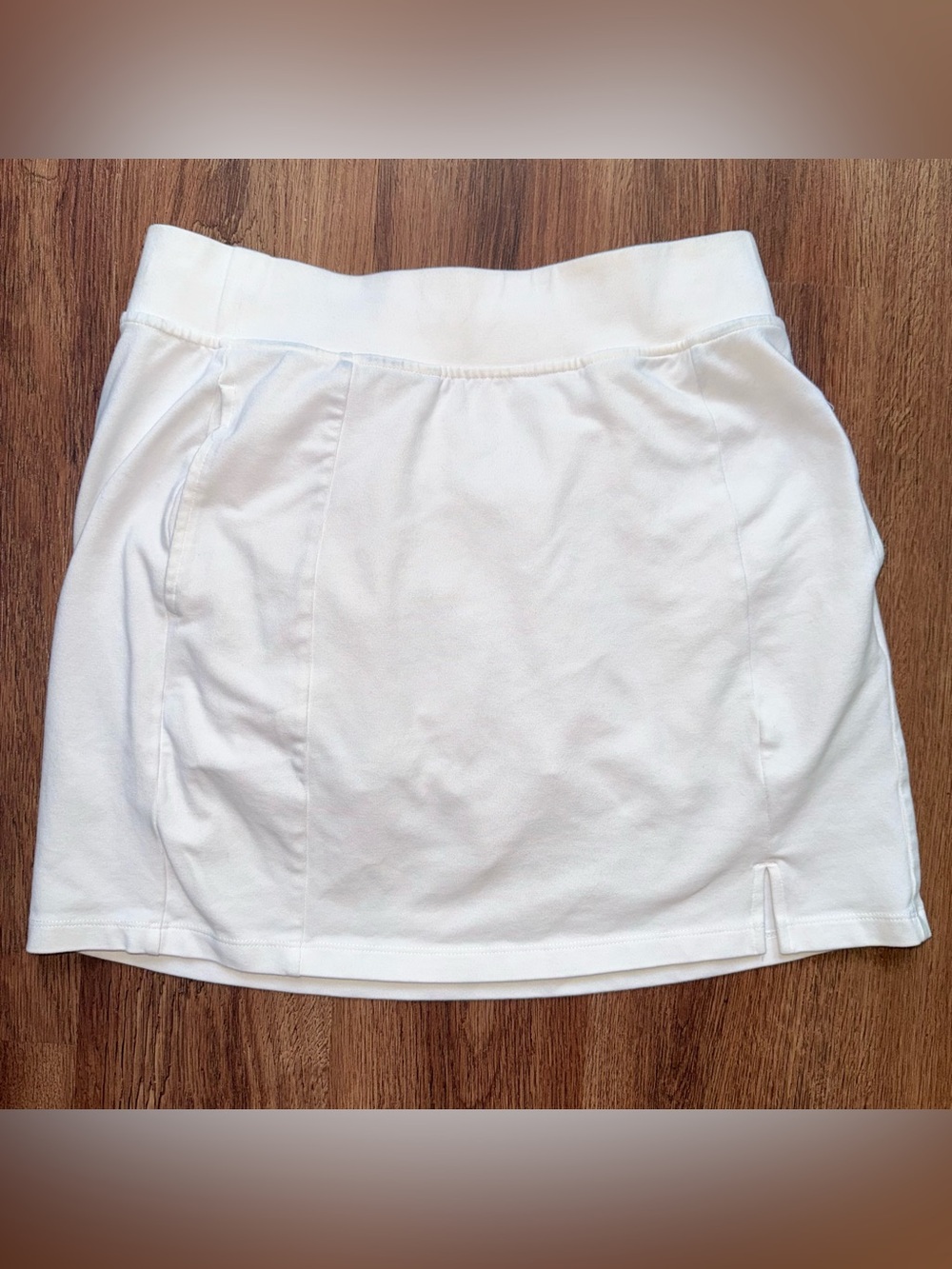 Talbots White Active Skort with Inner Brief